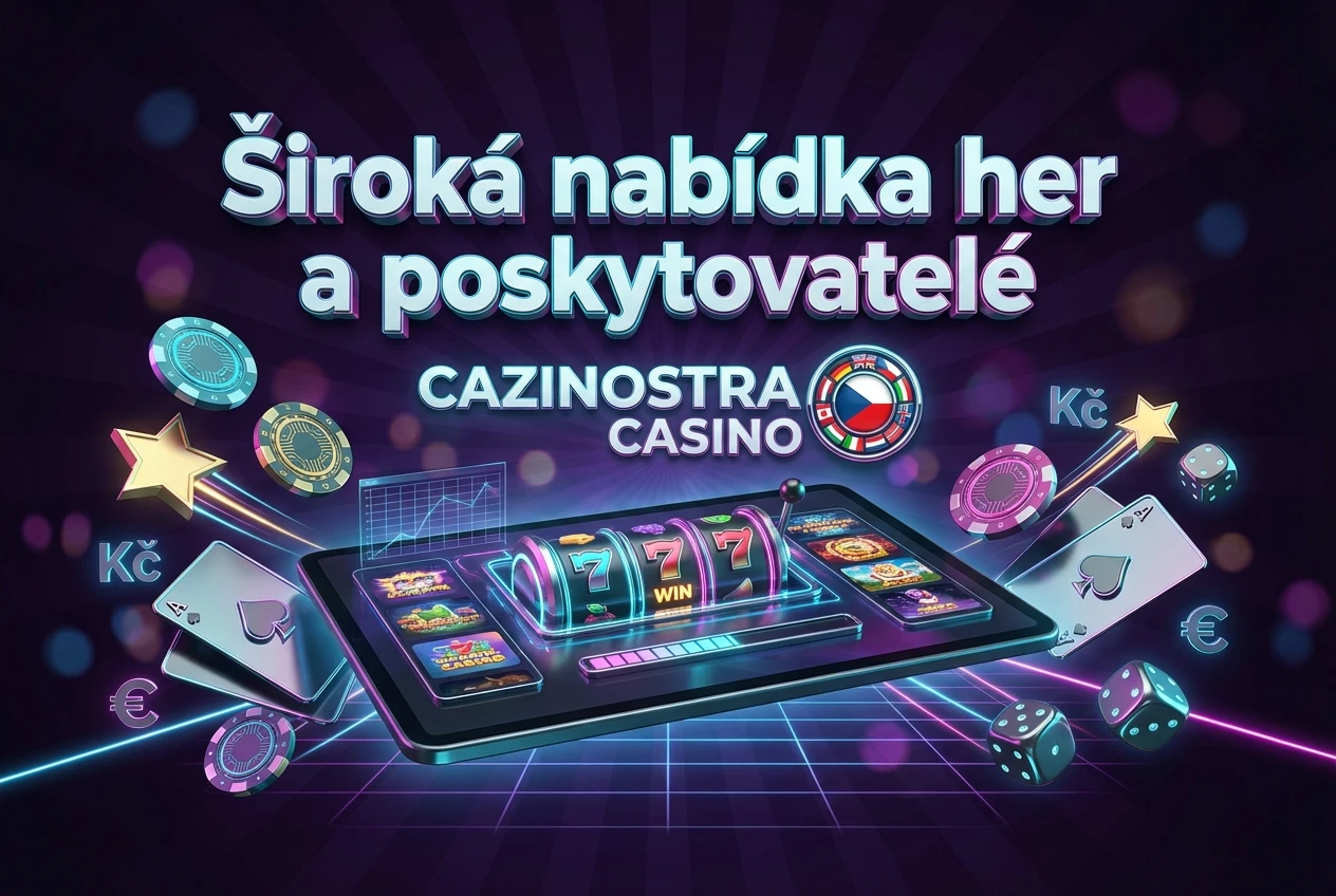 Široká nabídka her a poskytovatelé